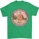 Sloth Hiking Team Funny Trekking Walking Mens T-Shirt 100% Cotton Irish Green