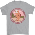 Sloth Hiking Team Funny Trekking Walking Mens T-Shirt 100% Cotton Sports Grey