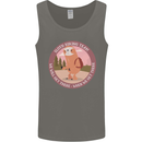 Sloth Hiking Team Funny Trekking Walking Mens Vest Tank Top Charcoal