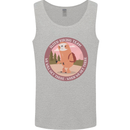 Sloth Hiking Team Funny Trekking Walking Mens Vest Tank Top Sports Grey