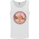 Sloth Hiking Team Funny Trekking Walking Mens Vest Tank Top White