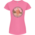 Sloth Hiking Team Funny Trekking Walking Womens Petite Cut T-Shirt Azalea