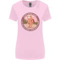 Sloth Hiking Team Funny Trekking Walking Womens Wider Cut T-Shirt Light Pink