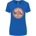 Sloth Hiking Team Funny Trekking Walking Womens Wider Cut T-Shirt Royal Blue