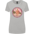 Sloth Hiking Team Funny Trekking Walking Womens Wider Cut T-Shirt Sports Grey