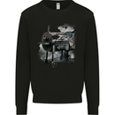 Smokey BBQ Grill Mens Sweatshirt Jumper Black