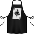Smokinig Ace of Spades Skull Biker Heay Metal Cotton Apron 100% Organic Black