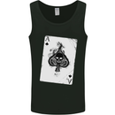 Smokinig Ace of Spades Skull Biker Heay Metal Mens Vest Tank Top Black