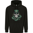 Snake Skull St Patricks Day Childrens Kids Hoodie Black