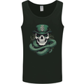 Snake Skull St Patricks Day Mens Vest Tank Top Black