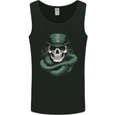 Snake Skull St Patricks Day Mens Vest Tank Top Black