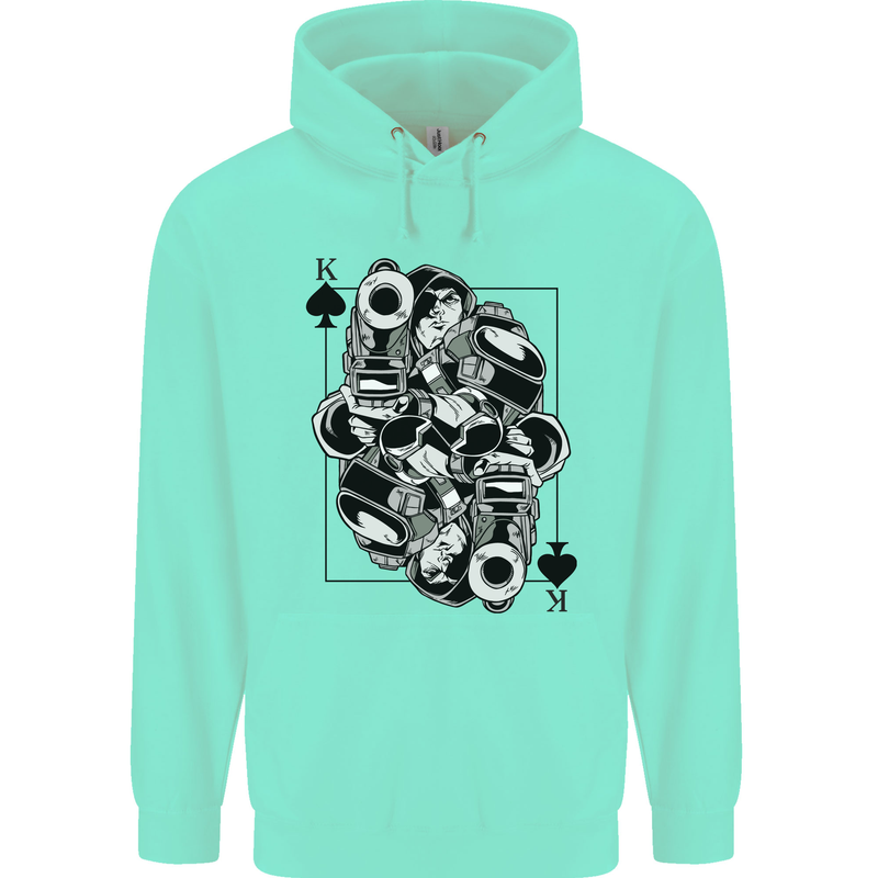 Sniper Card Military Army Special Forces Childrens Kids Hoodie Peppermint