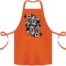 Sniper Card Military Army Special Forces Cotton Apron 100% Organic Orange