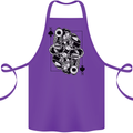 Sniper Card Military Army Special Forces Cotton Apron 100% Organic Purple