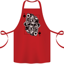 Sniper Card Military Army Special Forces Cotton Apron 100% Organic Red