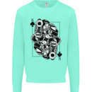 Sniper Card Military Army Special Forces Kids Sweatshirt Jumper Peppermint