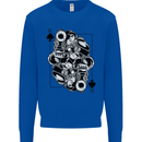 Sniper Card Military Army Special Forces Kids Sweatshirt Jumper Royal Blue