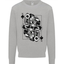 Sniper Card Military Army Special Forces Kids Sweatshirt Jumper Sports Grey