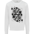 Sniper Card Military Army Special Forces Kids Sweatshirt Jumper White