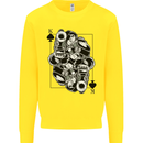 Sniper Card Military Army Special Forces Kids Sweatshirt Jumper Yellow