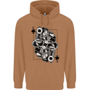 Sniper Card Military Army Special Forces Mens 80% Cotton Hoodie Caramel Latte