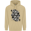 Sniper Card Military Army Special Forces Mens 80% Cotton Hoodie Sand