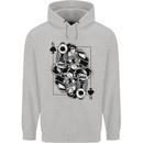 Sniper Card Military Army Special Forces Mens 80% Cotton Hoodie Sports Grey