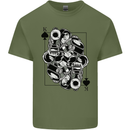 Sniper Card Military Army Special Forces Mens Cotton T-Shirt Tee Top Military Green