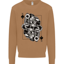 Sniper Card Military Army Special Forces Mens Sweatshirt Jumper Caramel Latte