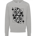 Sniper Card Military Army Special Forces Mens Sweatshirt Jumper Sports Grey