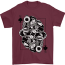 Sniper Card Military Army Special Forces Mens T-Shirt 100% Cotton Maroon