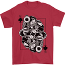 Sniper Card Military Army Special Forces Mens T-Shirt 100% Cotton Red