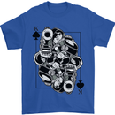 Sniper Card Military Army Special Forces Mens T-Shirt 100% Cotton Royal Blue