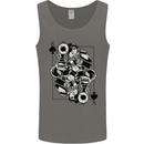 Sniper Card Military Army Special Forces Mens Vest Tank Top Charcoal