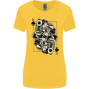 Sniper Card Military Army Special Forces Womens Wider Cut T-Shirt Yellow