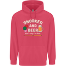 Snooker and Beer That's Why I'm Here Childrens Kids Hoodie Heliconia