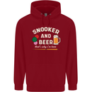 Snooker and Beer That's Why I'm Here Childrens Kids Hoodie Red