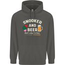 Snooker and Beer That's Why I'm Here Childrens Kids Hoodie Storm Grey