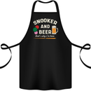 Snooker and Beer That's Why I'm Here Cotton Apron 100% Organic Black