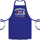 Snooker and Beer That's Why I'm Here Cotton Apron 100% Organic Royal Blue
