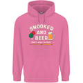 Snooker and Beer That's Why I'm Here Mens 80% Cotton Hoodie Azelea