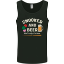 Snooker and Beer That's Why I'm Here Mens Vest Tank Top Black