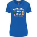 Snooker and Beer That's Why I'm Here Womens Wider Cut T-Shirt Royal Blue