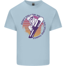 Snowboarding Dont Follow Me Funny Kids T-Shirt Childrens Light Blue