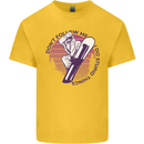 Snowboarding Dont Follow Me Funny Kids T-Shirt Childrens Yellow