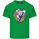 Snowboarding Dont Follow Me Funny Mens Cotton T-Shirt Tee Top Irish Green