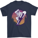 Snowboarding Dont Follow Me Funny Mens T-Shirt 100% Cotton Navy Blue