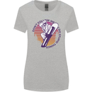 Snowboarding Dont Follow Me Funny Womens Wider Cut T-Shirt Sports Grey