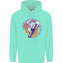 Snowboarding Funny Dont Follow Me Childrens Kids Hoodie Peppermint