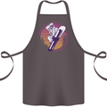 Snowboarding Funny Dont Follow Me Cotton Apron 100% Organic Dark Grey